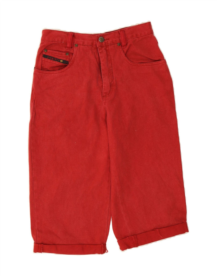 C&A Boys Capri Jeans 13-14 Years W26 L16 Red Cotton Vintage C&A and Second-Hand C&A from Messina Hembry 