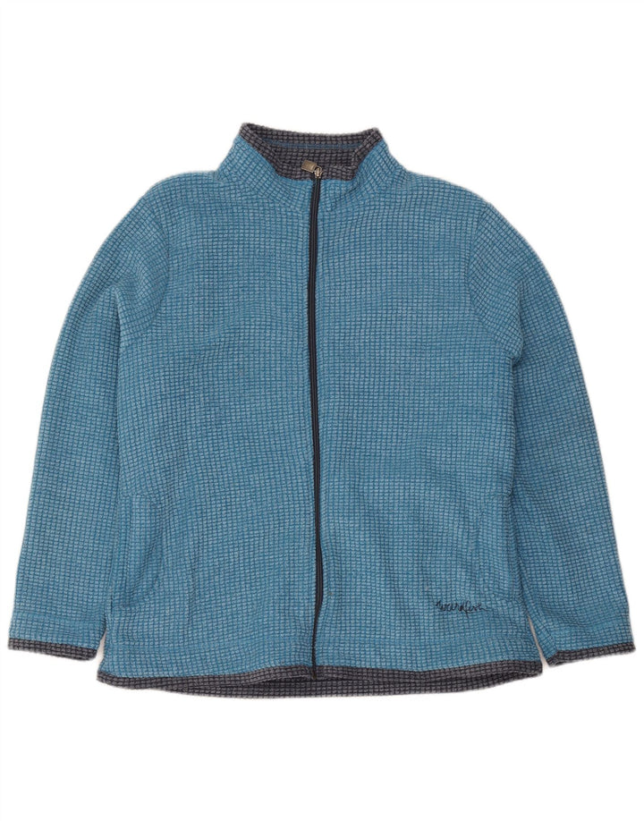 Weird Fish Chaqueta polar para mujer ES 40 XL Poliéster con bloques de color azul