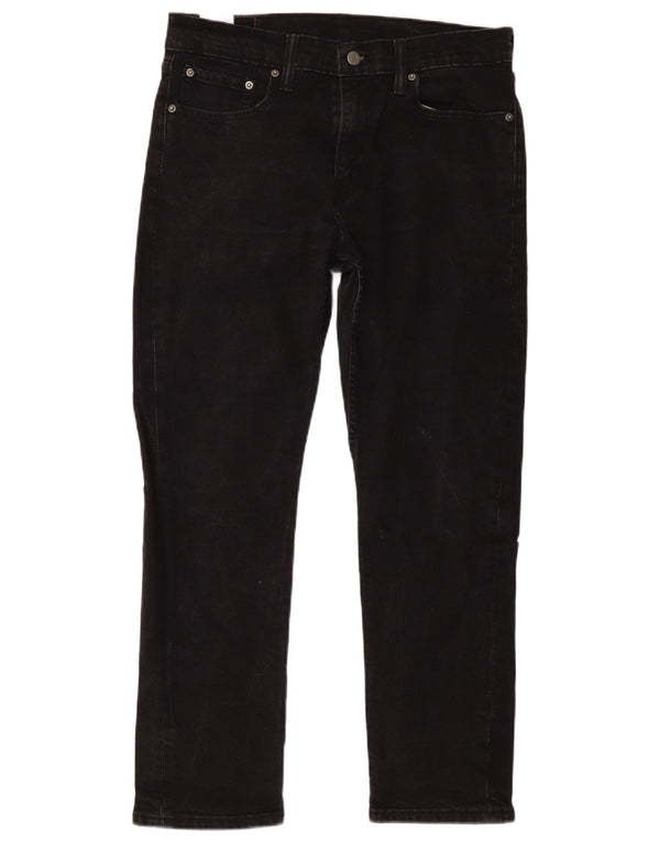 Levi's Jeans rectos 502 para hombre W33 L27 Algodón negro