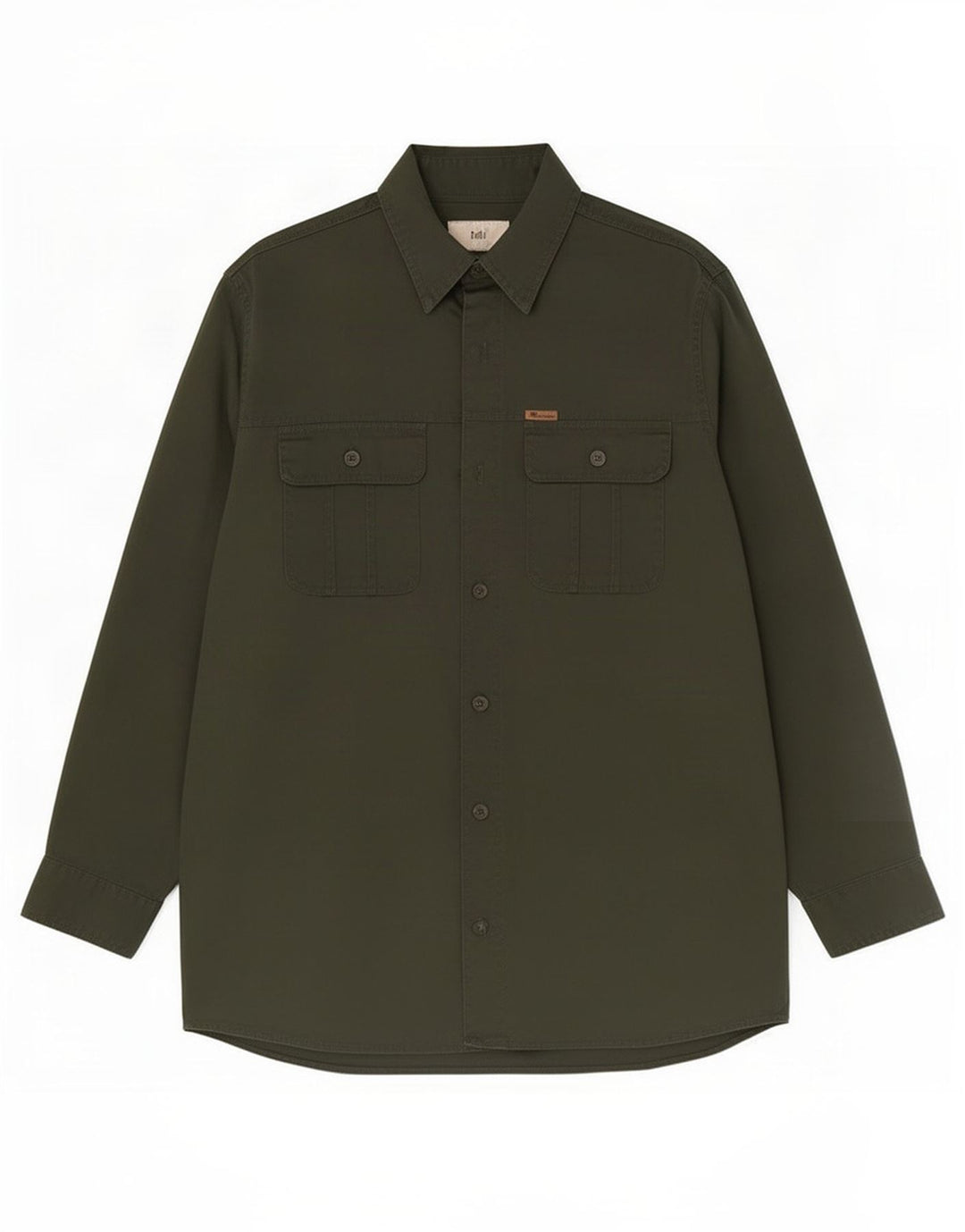 Camisa Hunter Hombre Grande Poliéster Verde