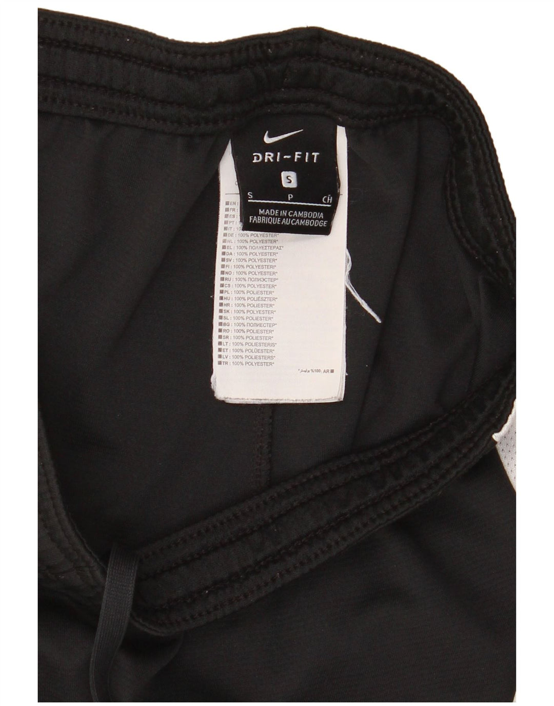 Nike - Pantalones cortos deportivos para mujer (talla 40), color negro, poliéster