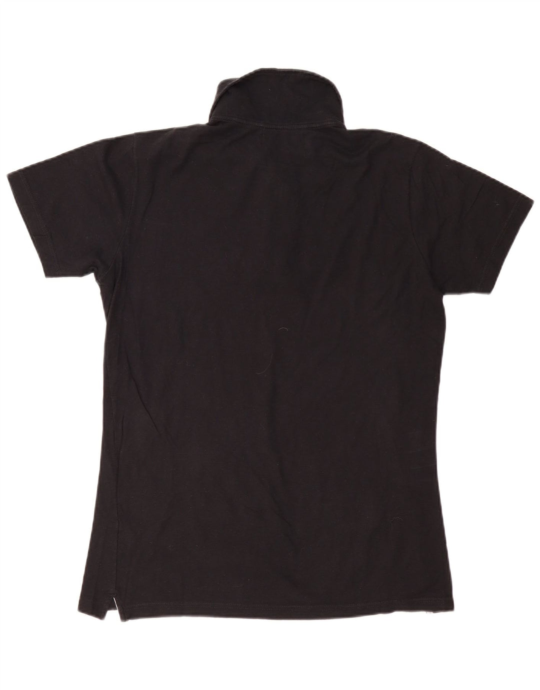 Rifle Polo para hombre grande de algodón negro