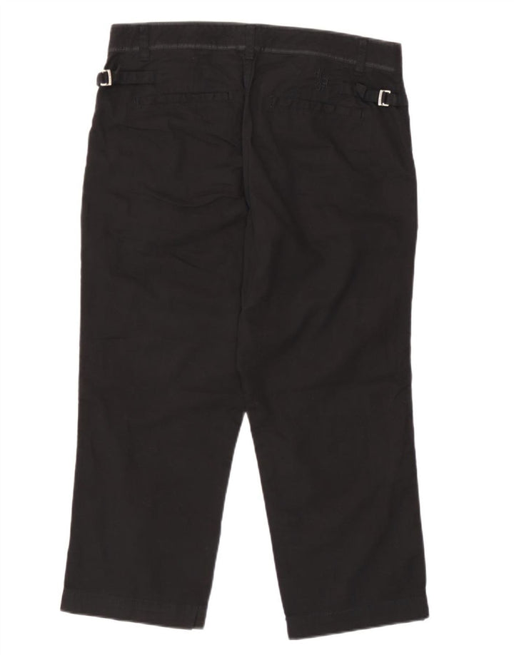 Pantalones Capri Diesel Mujer W34 L22 Algodón Negro