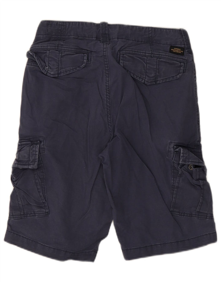 Superdry Shorts Cargo Para Hombre W28 Small Azul Marino