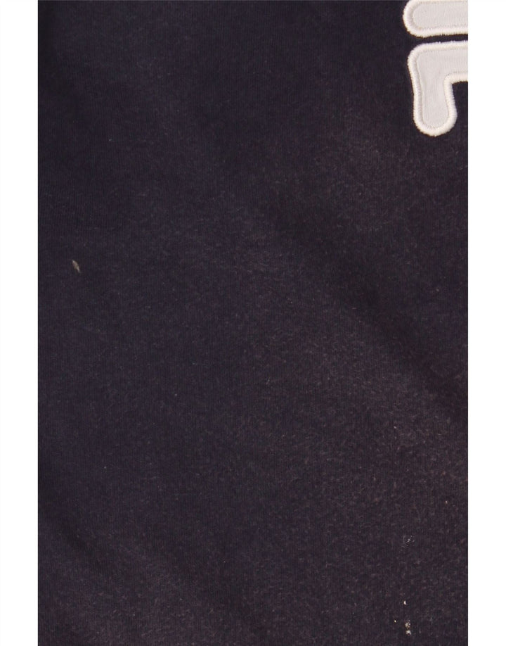 FILA Camiseta gráfica para hombre Top IT 50 Medium Azul marino Algodón