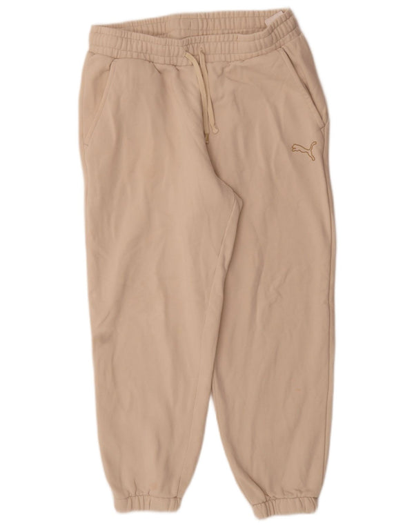 Puma Mujer Chándal Pantalones Joggers UK 40 Medium Beige