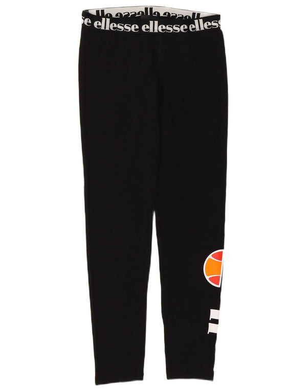Ellesse Leggings gráficos para mujer UK 4 XS Negro
