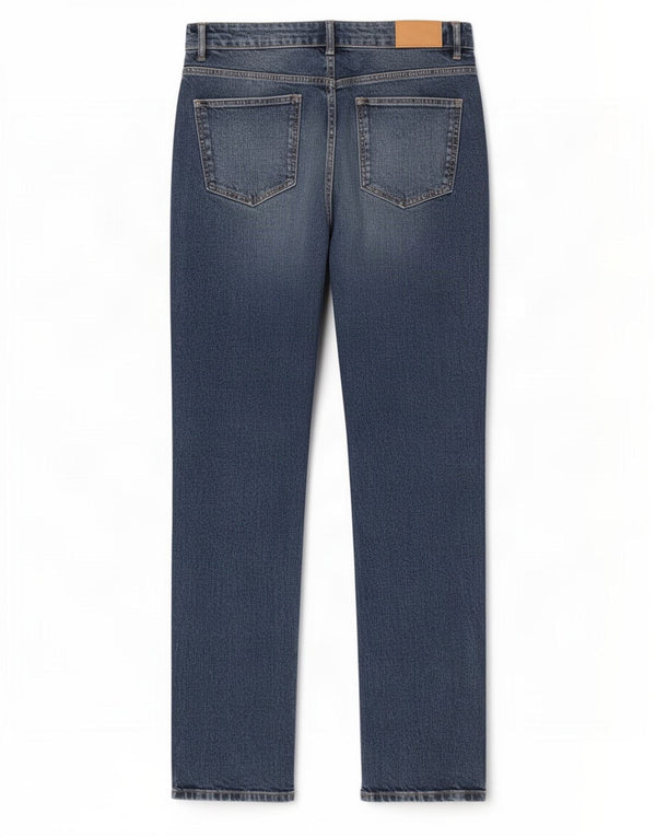 Zara Jeans Rectos Mujer EU 40 Medium W30 L33 Algodón Azul