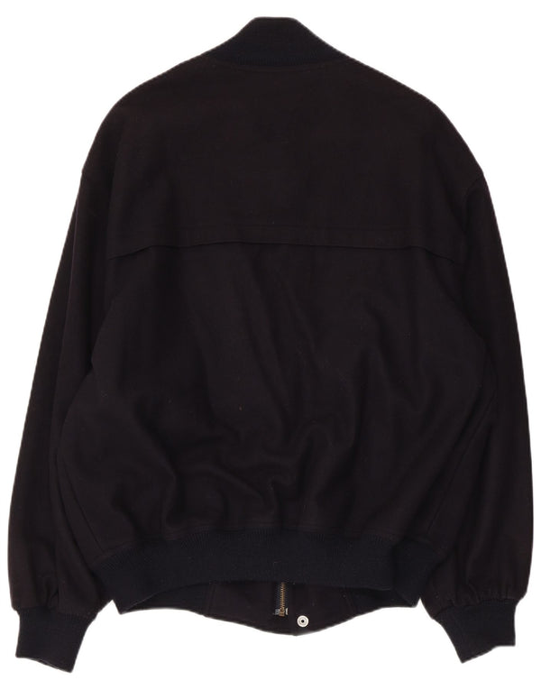 WHITE SAILS Chaqueta bomber para hombre IT 54 2XL Lana azul marino