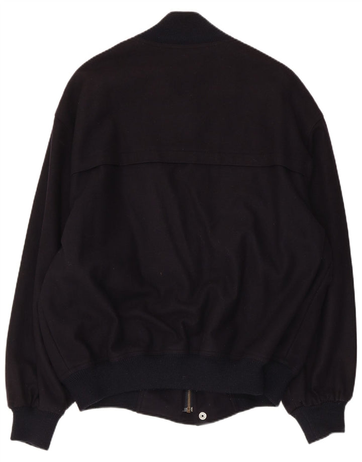 WHITE SAILS Chaqueta bomber para hombre IT 54 2XL Lana azul marino