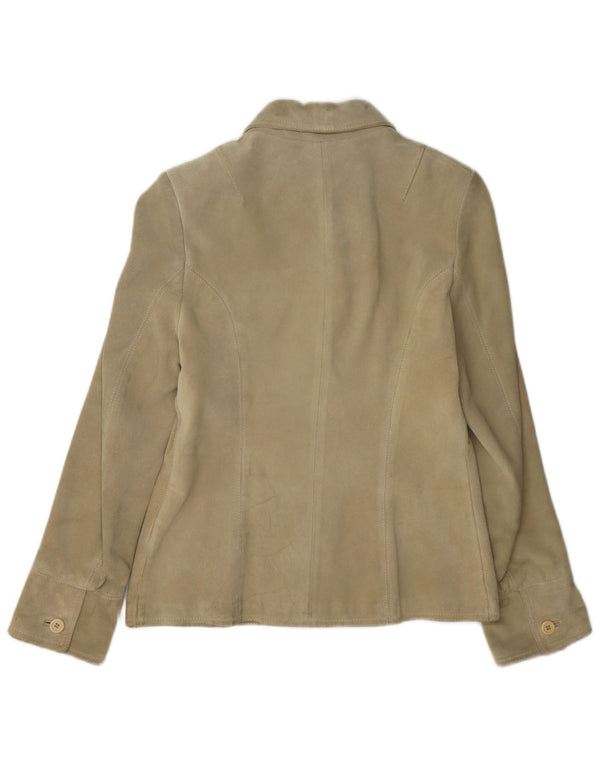 Conbipel Camisa de ante natural para mujer UK 10 Small Khaki