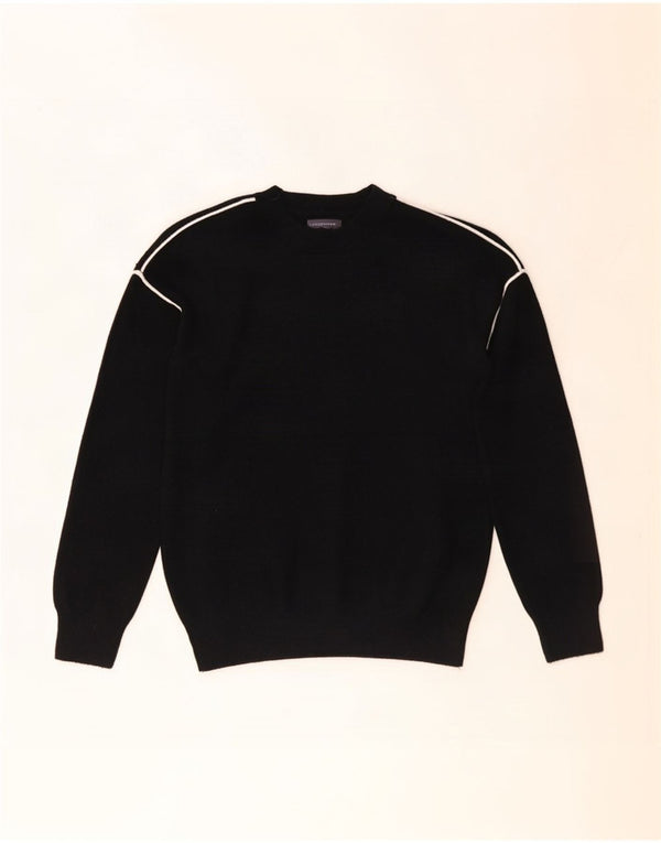Marks & Spencer Jersey con Cuello Barco para Mujer UK 10 Small Black