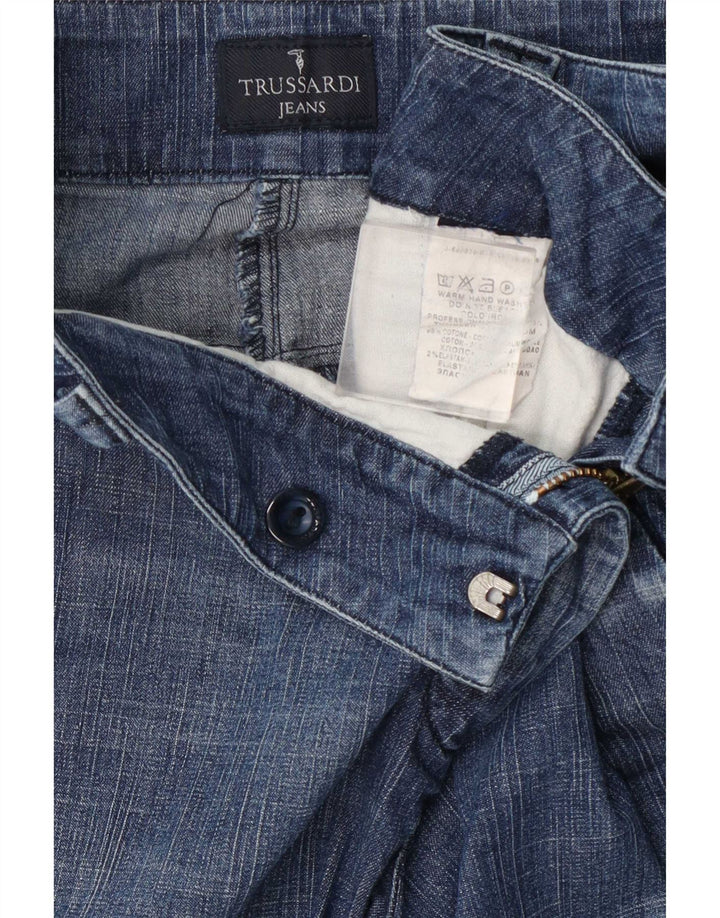Vaqueros Trussardi Mujer Loose W30 L31 Azul Algodón