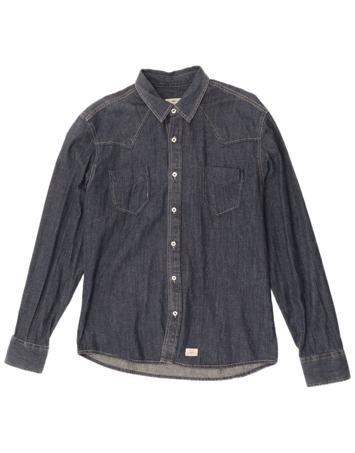 Energie Camisa Vaquera Hombre XL Algodón Azul