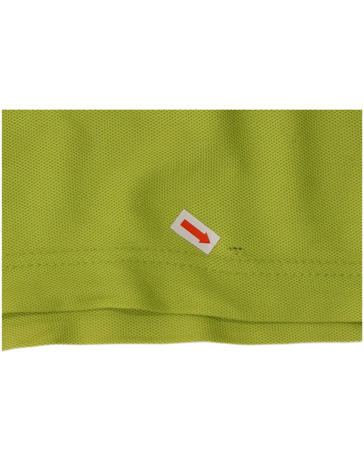 FILA Polo corto para mujer UK 40 Grande Algodón verde