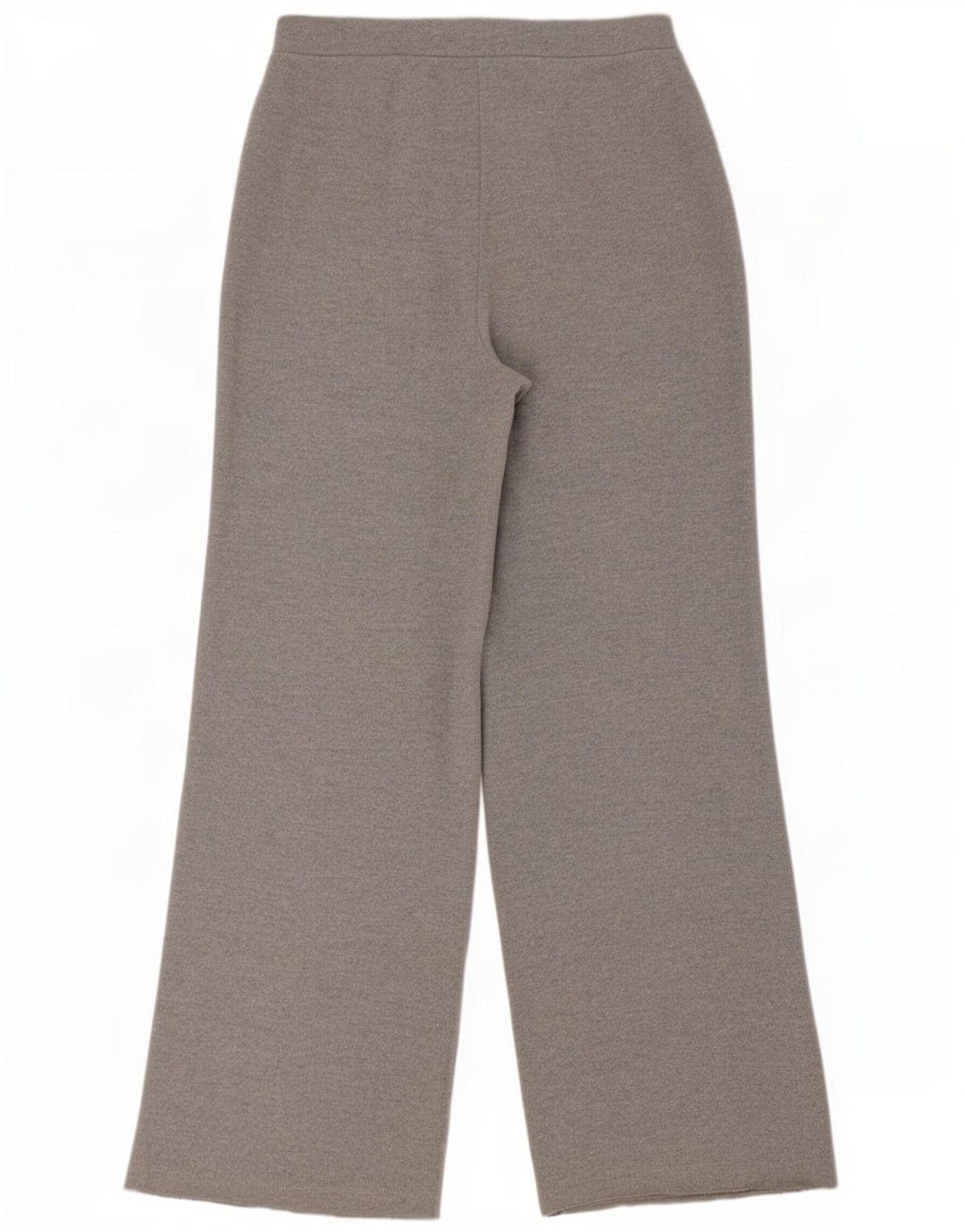 Zara Mujer Pantalones De Chándal De Pernera Ancha UK 42 Poliéster Gris Medio