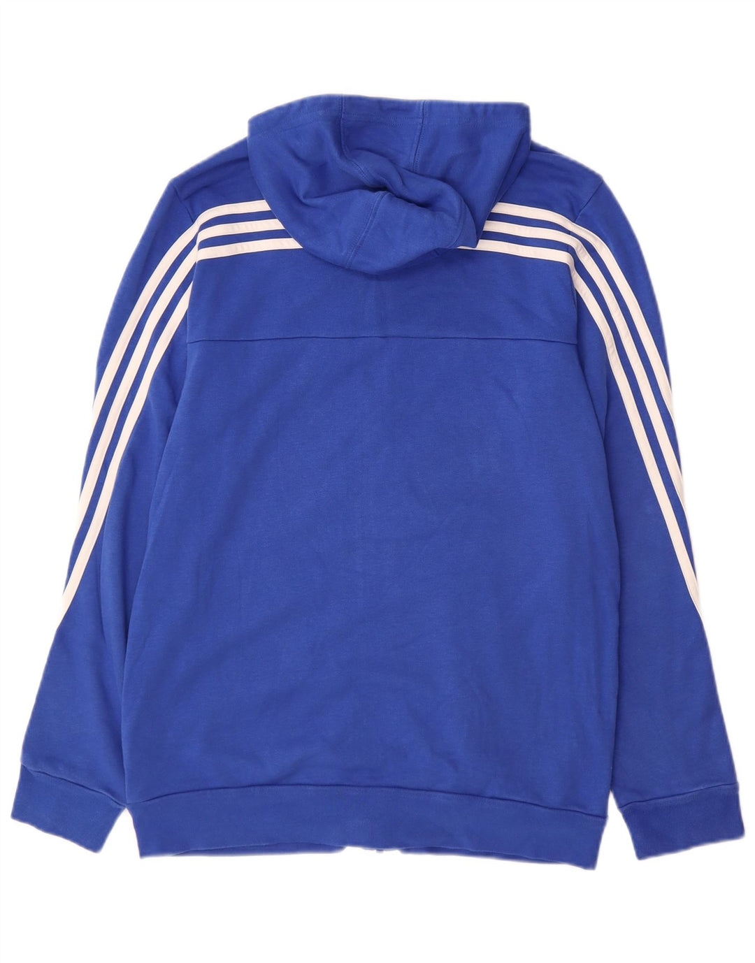ADIDAS Sudadera con capucha y cremallera para niño 15-16 años Azul Algodón