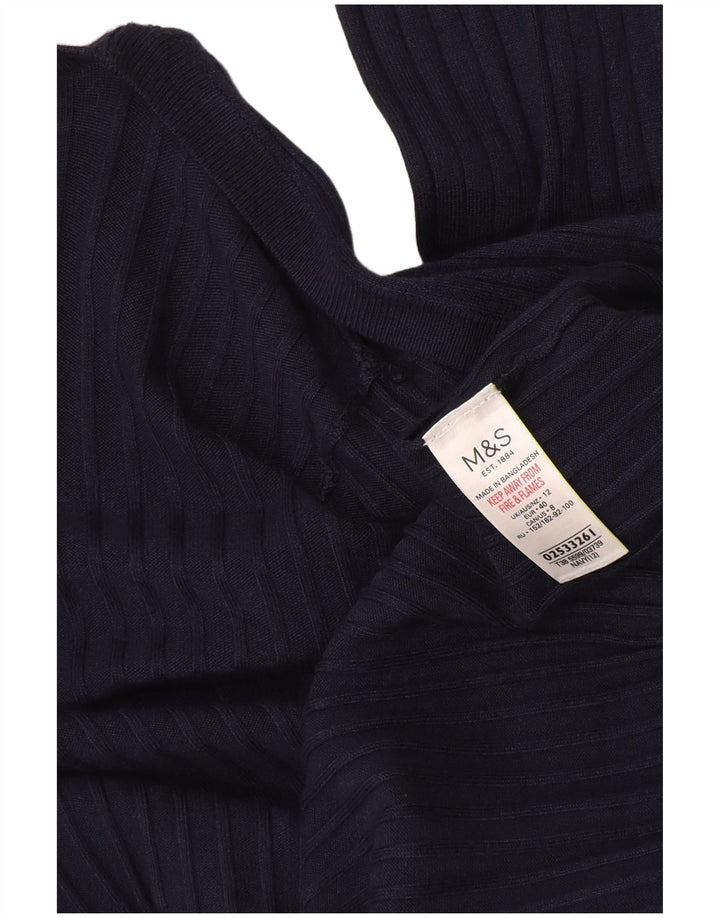 Marks & Spencer - Cárdigan largo para mujer, talla 40, tamaño mediano, azul marino