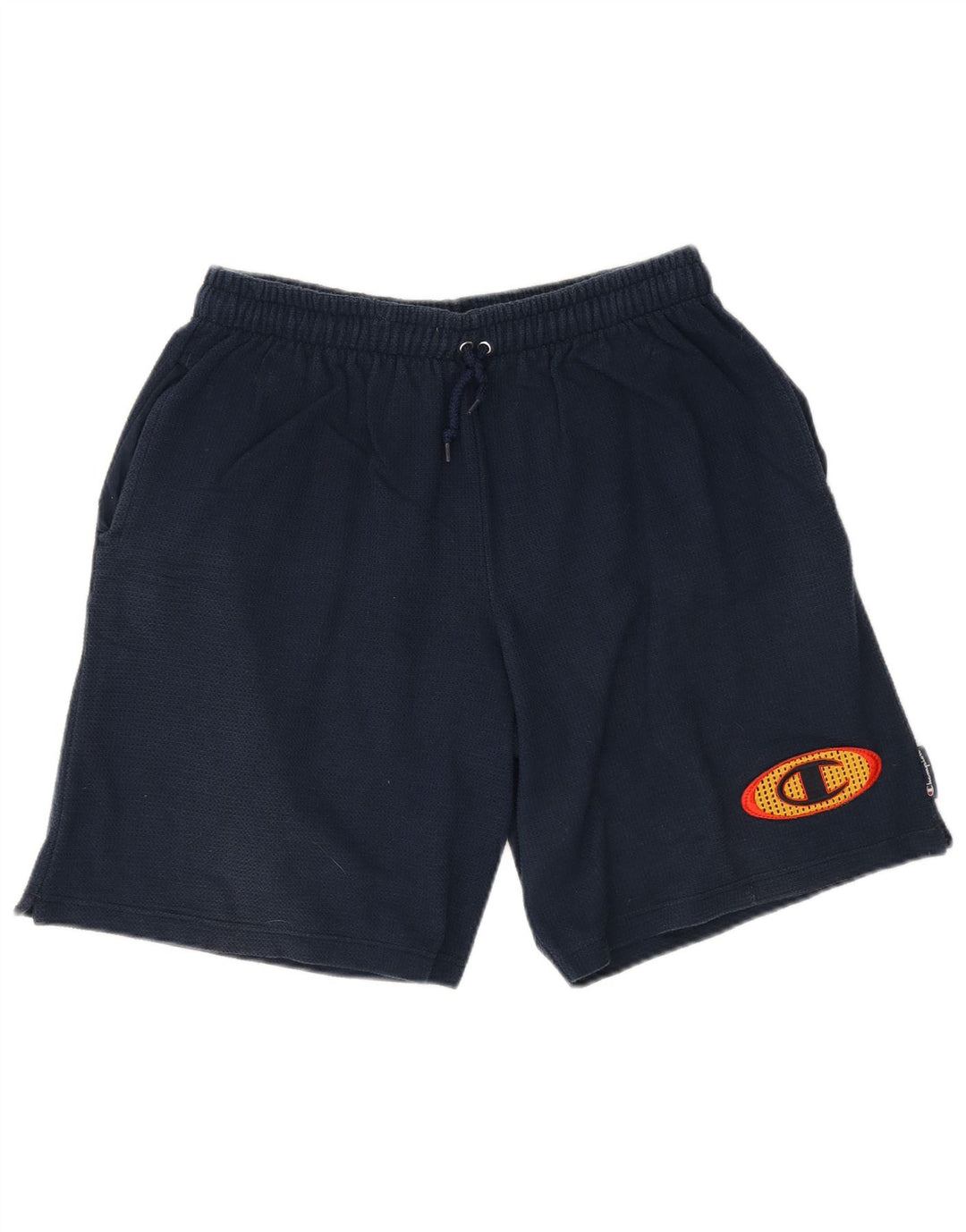 Champion Shorts deportivos gráficos para hombre Algodón azul marino mediano