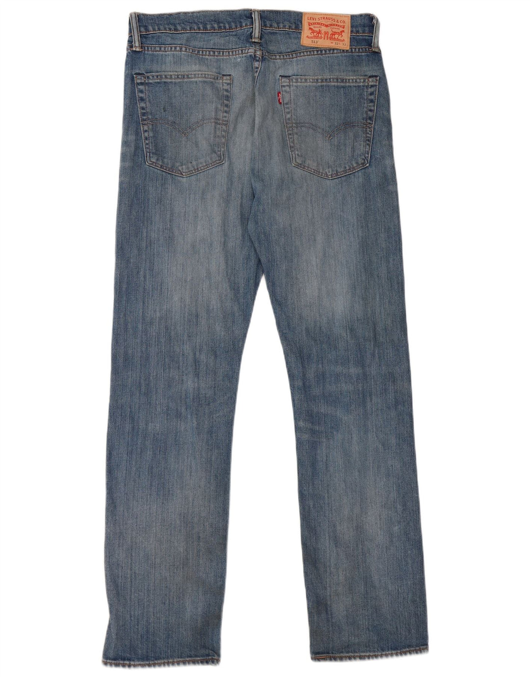 Levi's Vaqueros rectos ajustados 513 para hombre W32 L32 Algodón azul