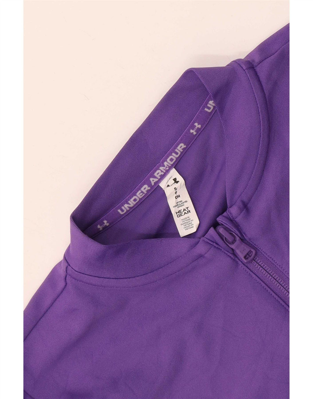 Under Armour Mujer Crop Jersey Chándal Top Reino Unido 10 Pequeño Púrpura