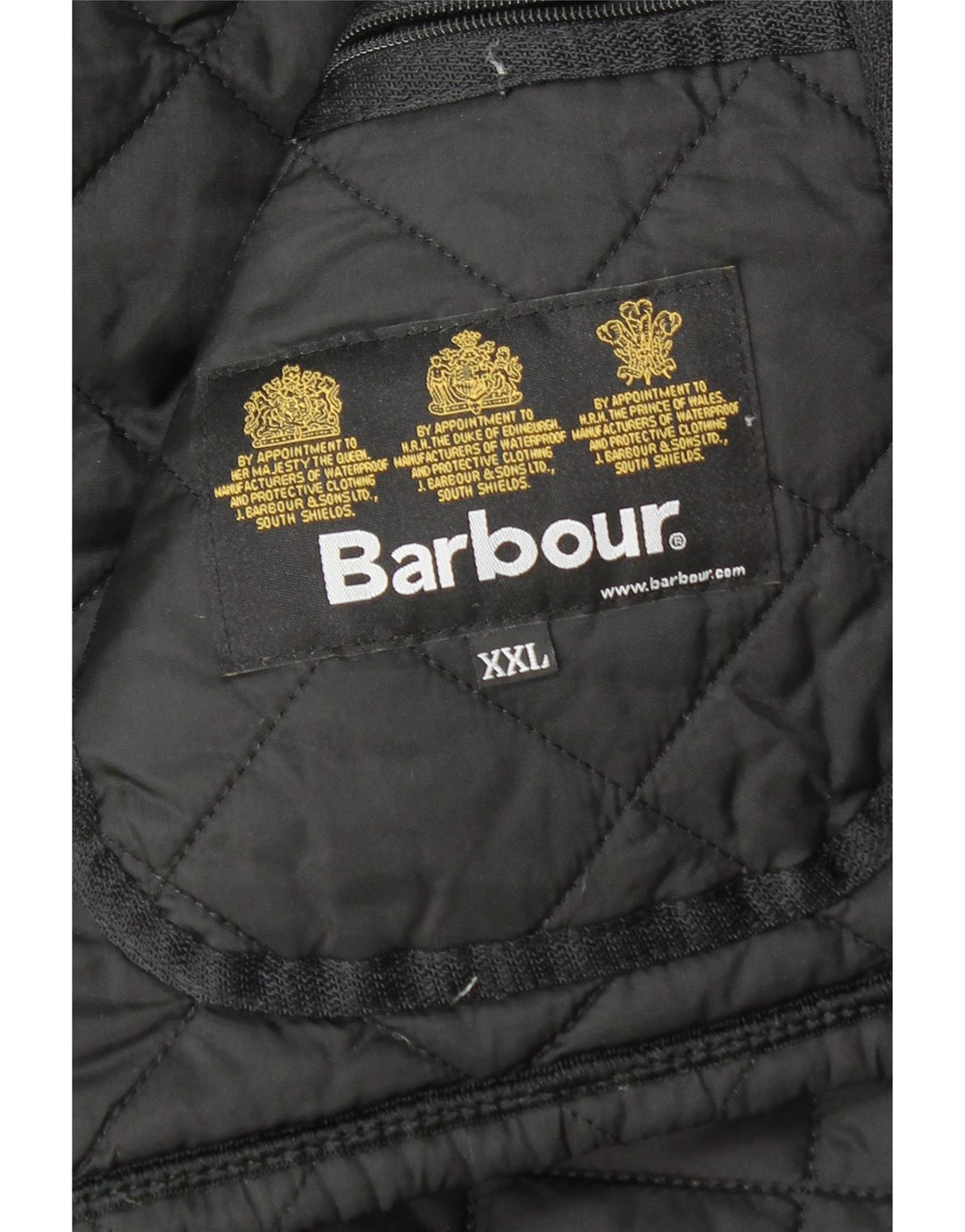 BARBOUR Chaqueta Acolchada Mujer UK 20 2XL Poliamida Negra