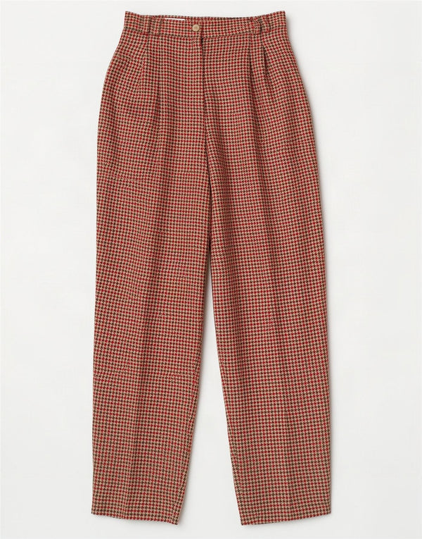 Richard Meyer Pantalones cortos de cintura alta para mujer EU 38 Medium W28 L26 Rojo