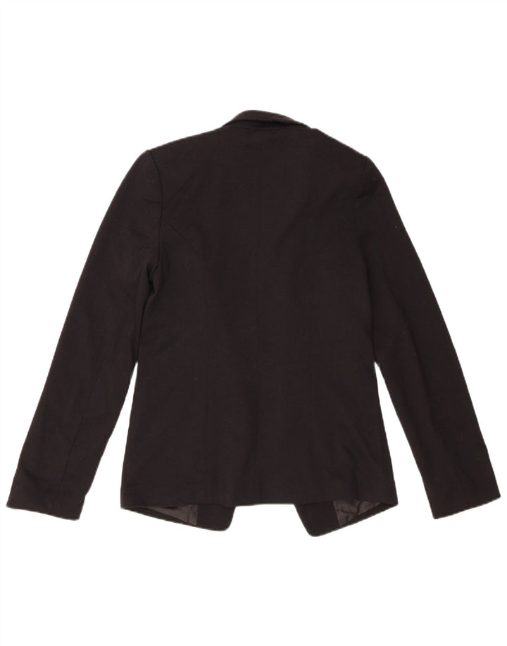 Oasis Chaqueta tipo blazer abierta para mujer UK 8 Small Poliéster negro