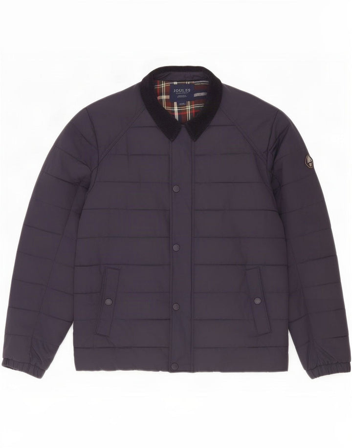 Joules Chaqueta acolchada para hombre UK 40 Large Azul marino Algodón