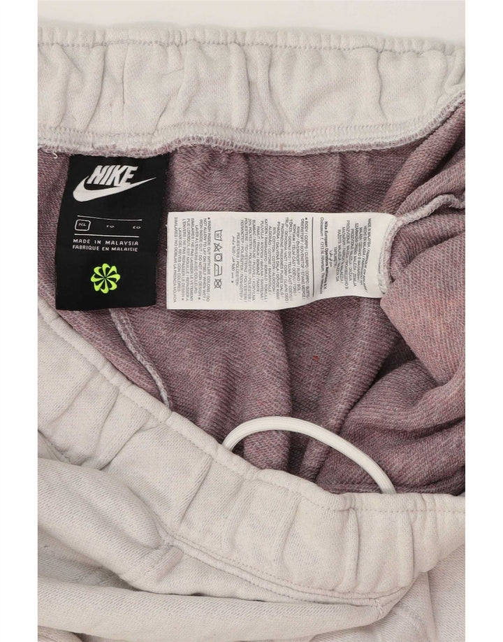 Nike Pantalones cortos deportivos para hombre XL Gris Algodón