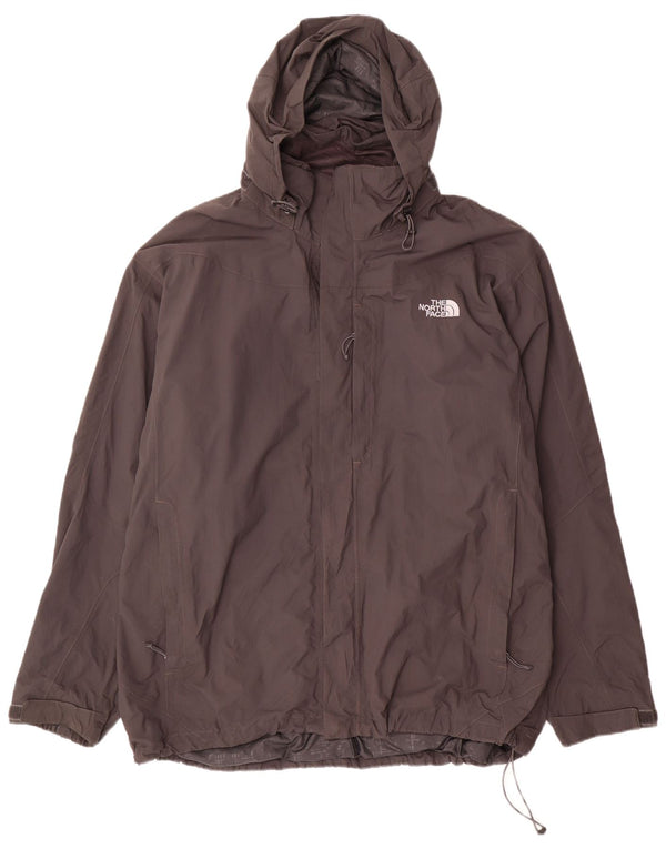 The North Face Chaqueta impermeable con capucha para hombre UK 42 XL Nylon gris