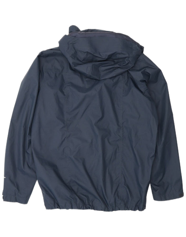 The North Face Chaqueta cortavientos con capucha para hombre Reino Unido 40 Grande Azul marino