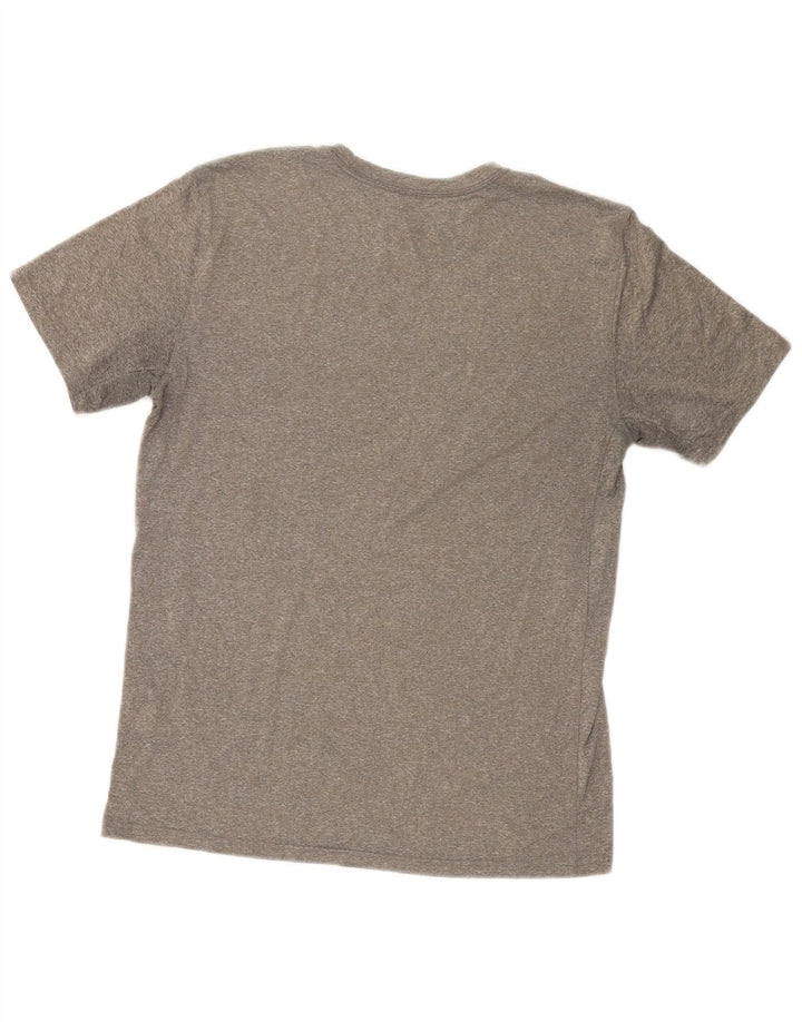 Nike Dri Fit Graphic Camiseta para mujer UK 44 Poliéster gris medio