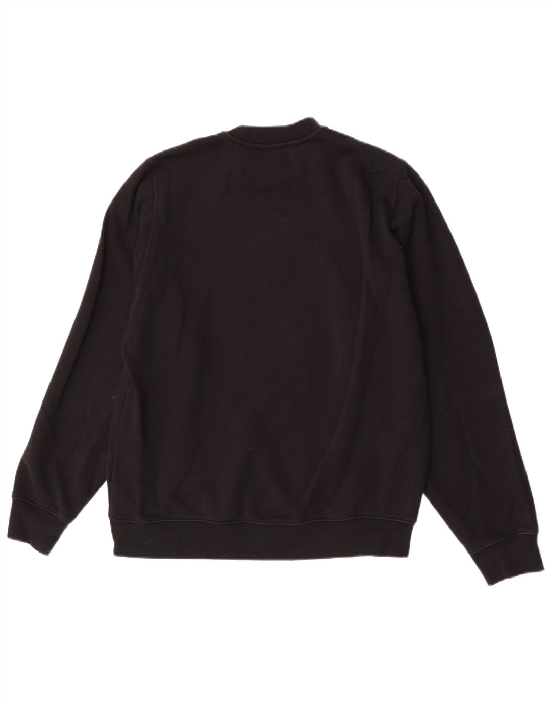 Diesel Hombre Sudadera Gráfica Jersey Pequeño Algodón Negro