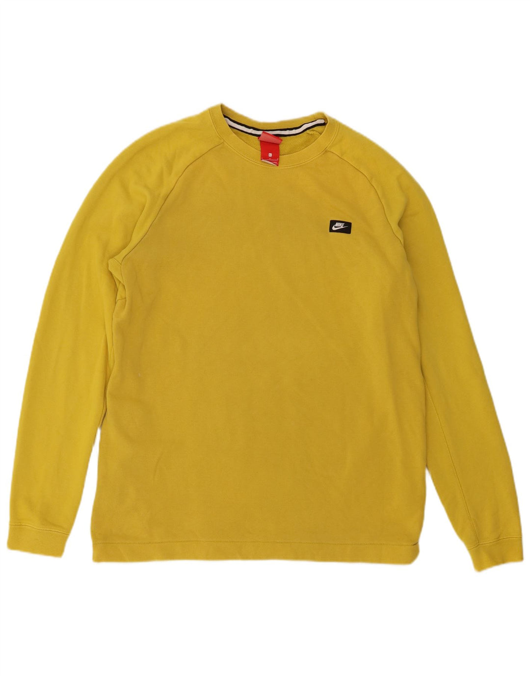 Nike - Sudadera tipo jersey para hombre, talla grande, algodón amarillo