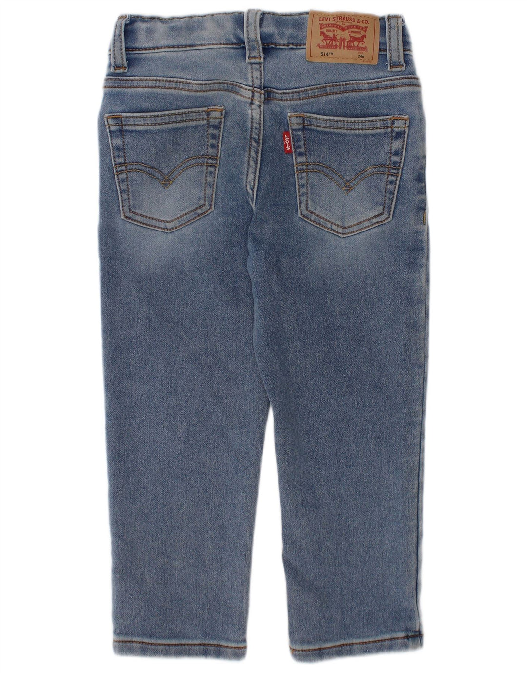 LEVI'S Jeans rectos 514 para bebés 18-24 meses W20 L13 Algodón azul
