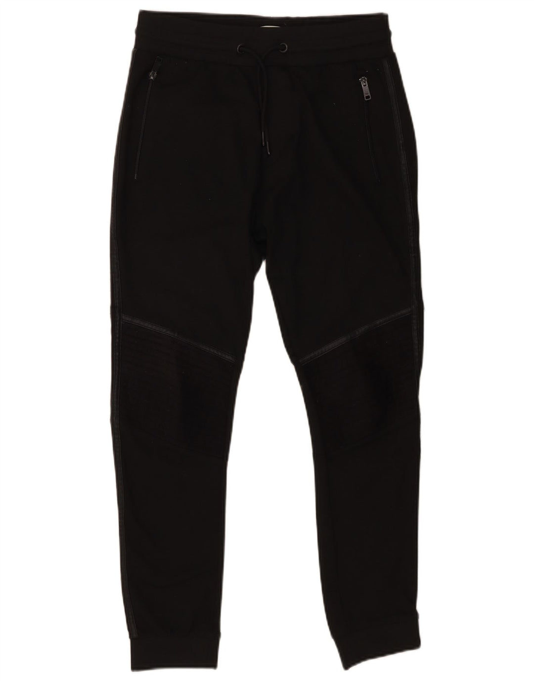 Zara Hombre Pantalón Chándal Joggers Medium Negro Poliéster