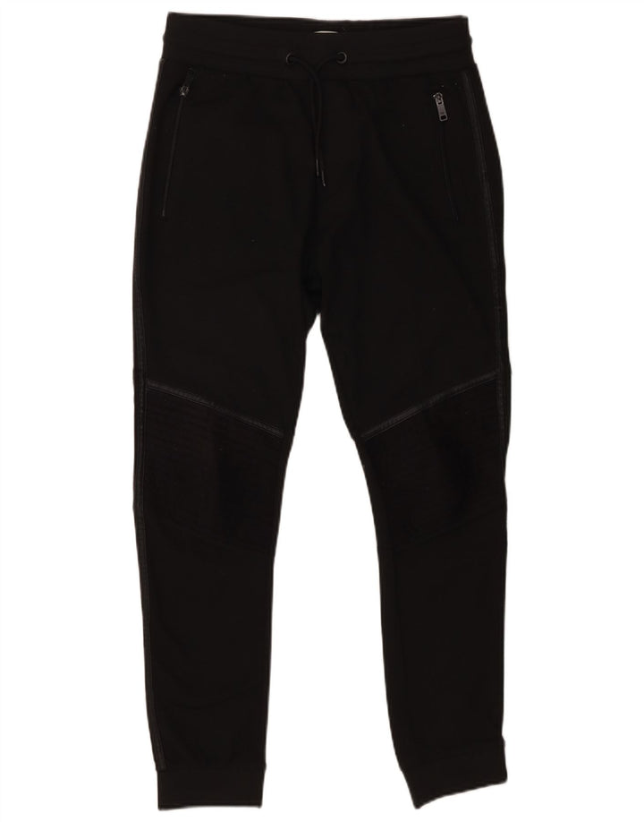 Zara Hombre Pantalón Chándal Joggers Medium Negro Poliéster