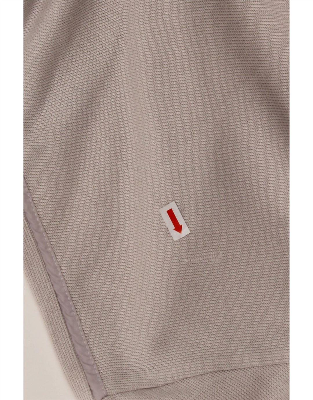 HUGO BOSS Hombre Top Manga Larga XL Algodón Color Block Blanco Roto