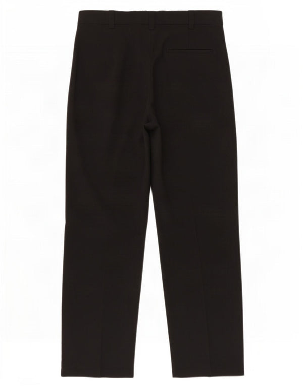Marks & Spencer Pantalones chinos de cintura alta para mujer UK 12 Medium W30 L27 Negro