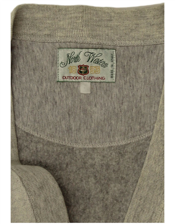 North Western - Cárdigan para hombre, talla XL, color gris
