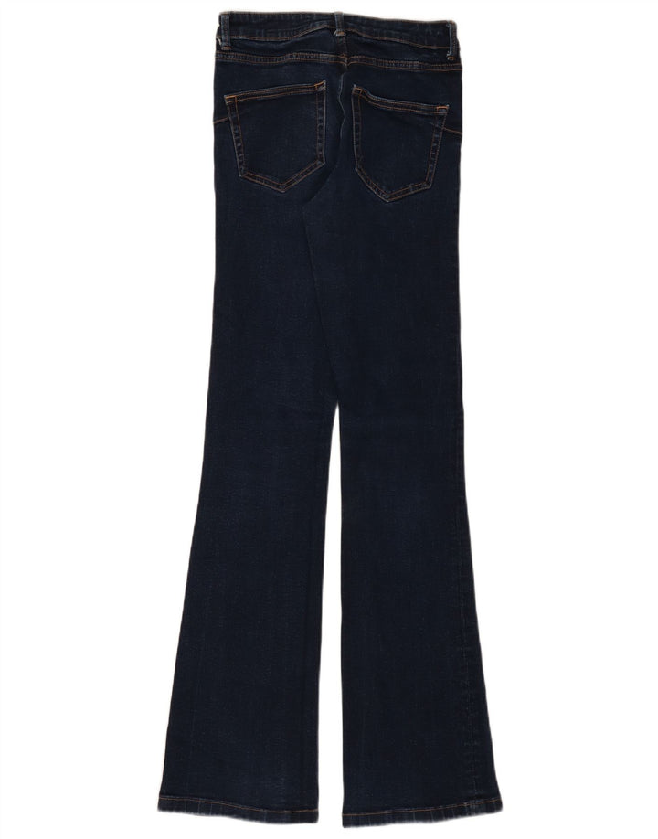 Zara Vaqueros Acampanados Mujer EU 34 2XS W24 L32 Azul Marino