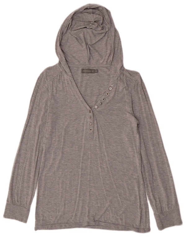 Best Company Top con capucha para mujer, manga larga, UK 42, color gris medio moteado