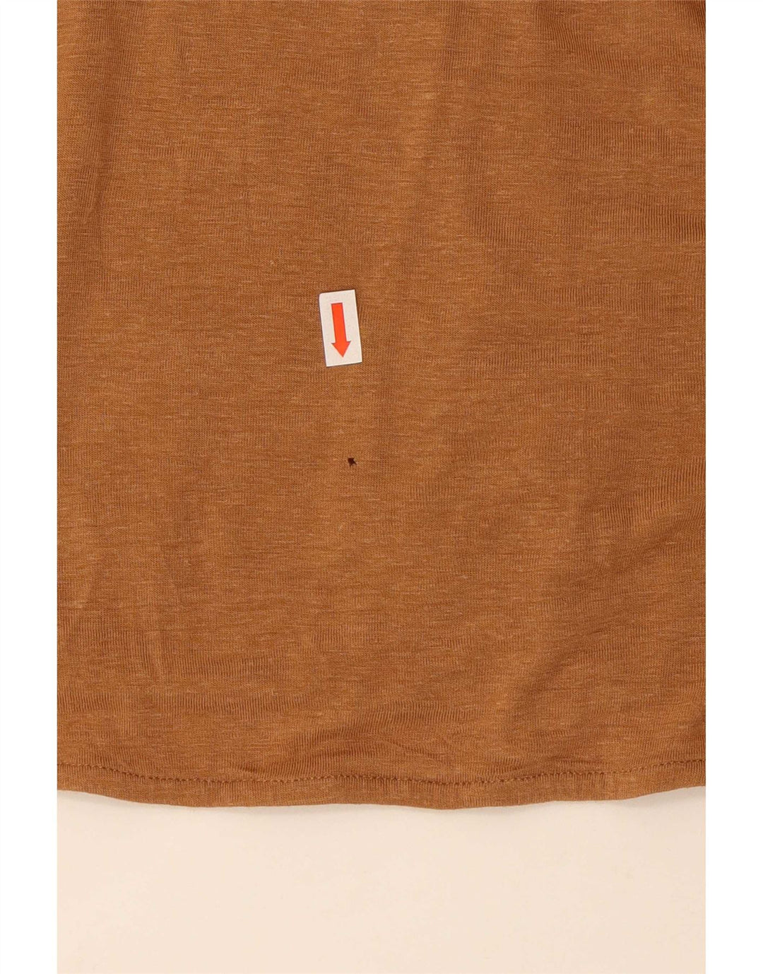 Benetton Top Extragrande Con Hombros Descubiertos UK 44 Viscosa Beige Medio