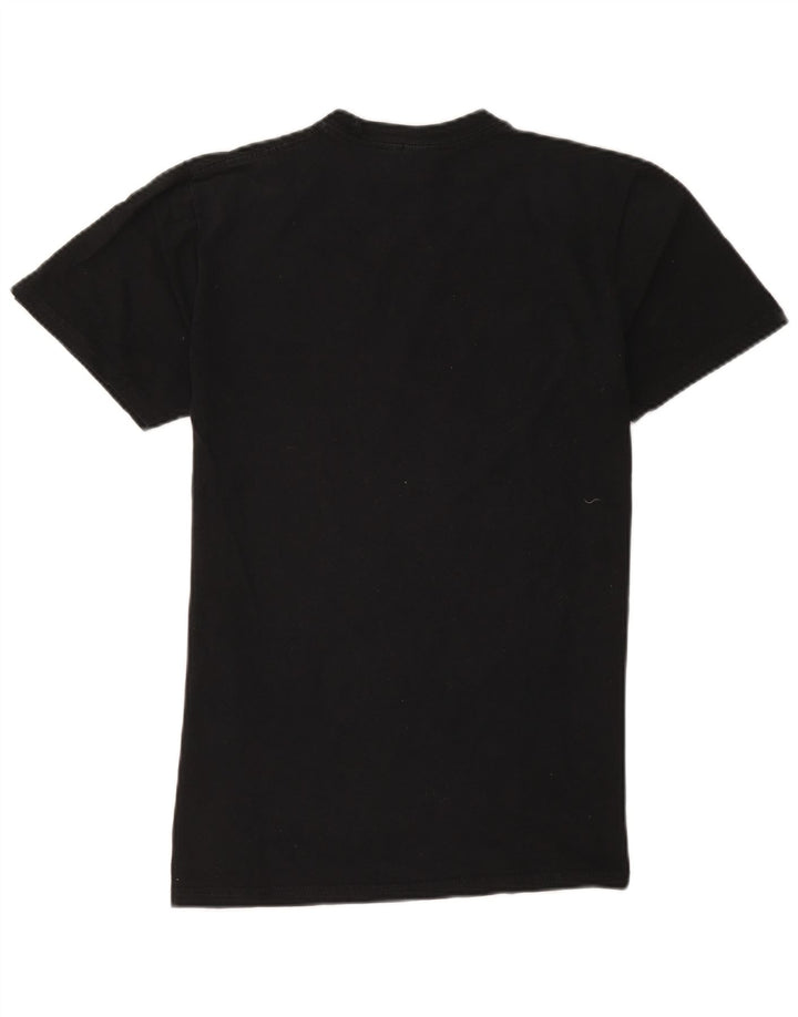 Quiksilver - Camiseta gráfica para hombre, talla pequeña, color negro