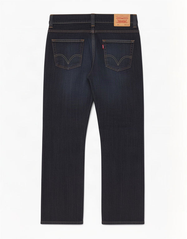 Levi's Vaqueros rectos de corte estándar 506 para hombre W33 L30 Azul marino