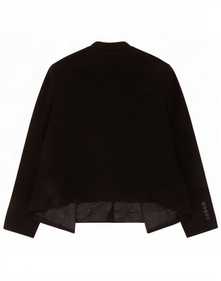 Topshop Chaqueta tipo blazer abierta para mujer Petite Crop UK 8 Small Negro