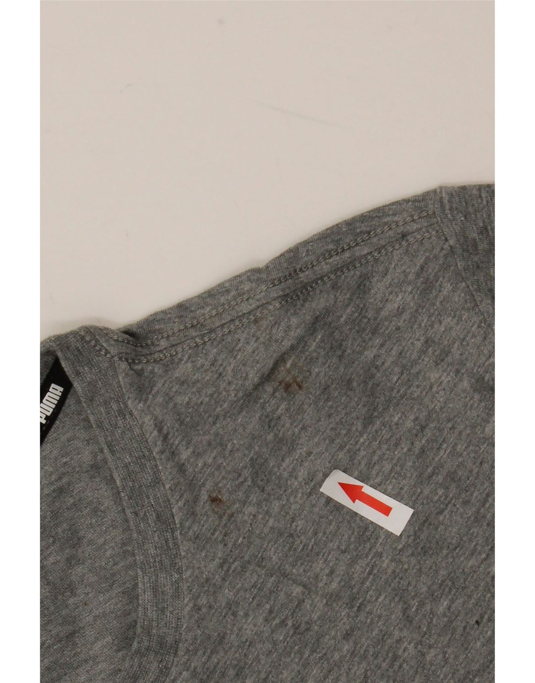 Camiseta Puma Hombre Top Gris Medio Algodón