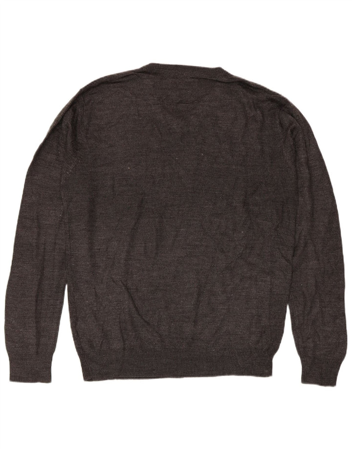 PIERRE CARDIN Jersey De Hombre Con Cuello En V Acrílico Gris Medio