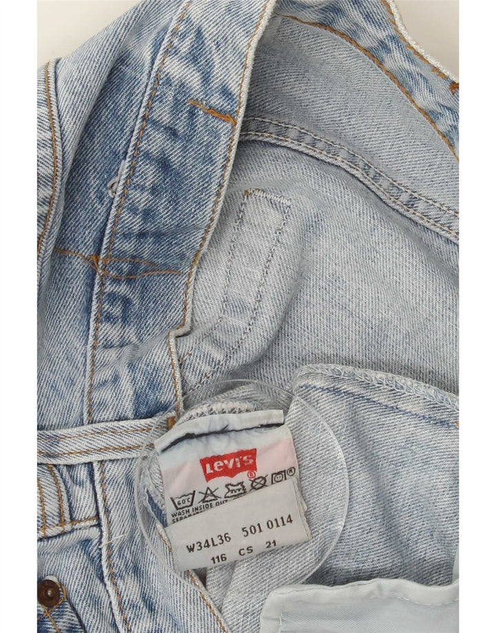 Vaqueros rectos Levi's para hombre W34 L36 Algodón azul